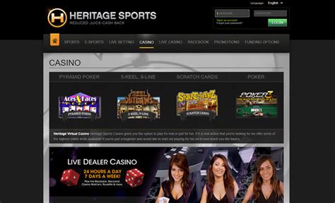 Heritage sports casino apostas